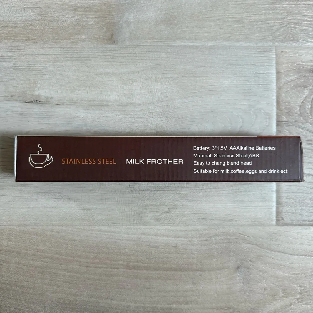 New In Box! Premium Stainless Steel Milk Frother
